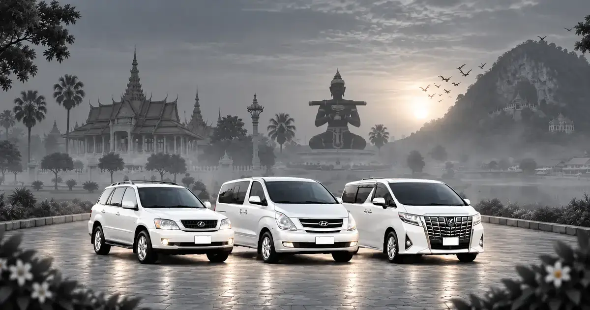 Phnom Penh to Battambang Taxi – Cambodia Tour Taxi private transfer service with comfortable vehicles connecting Phnom Penh to Battambang, Cambodia.