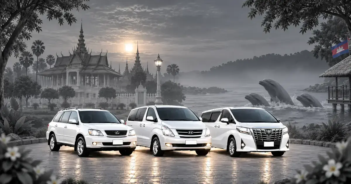 Phnom Penh to Kratie Taxi – Cambodia Tour Taxi private transfer service with comfortable vehicles connecting Phnom Penh to Kratie, Cambodia.