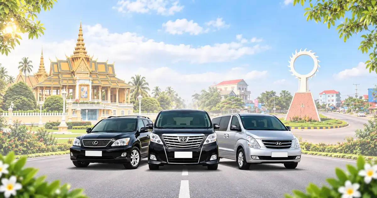 Phnom Penh to Stung Treng Taxi – Private taxi transfer from Phnom Penh Royal Palace to Stung Treng, Cambodia