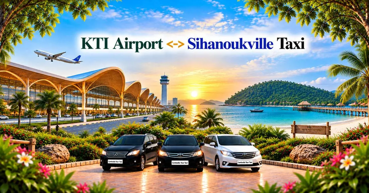 KTI Airport to Sihanoukville Taxi – Safe, Reliable Private Airport Transfer with Comfortable Vehicle and Professional Driver in Cambodia