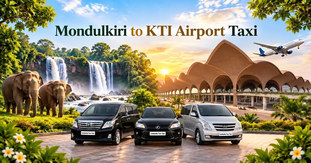 Mondulkiri to KTI Airport Taxi – Reliable Private Airport Transfer in Cambodia