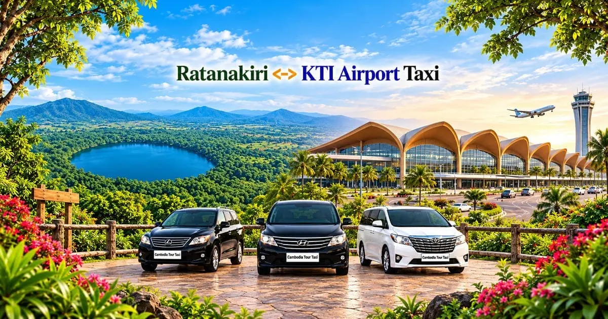 Ratanakiri to KTI Airport Taxi – Reliable, Comfortable & Private Airport Transfer with a Professional Driver
