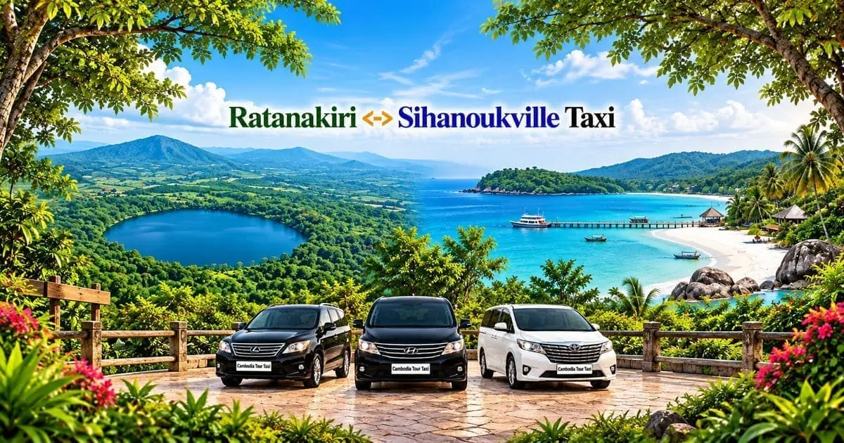 Ratanakiri to Sihanoukville Taxi – Reliable, Comfortable Private Transfer with Professional Driver in Cambodia