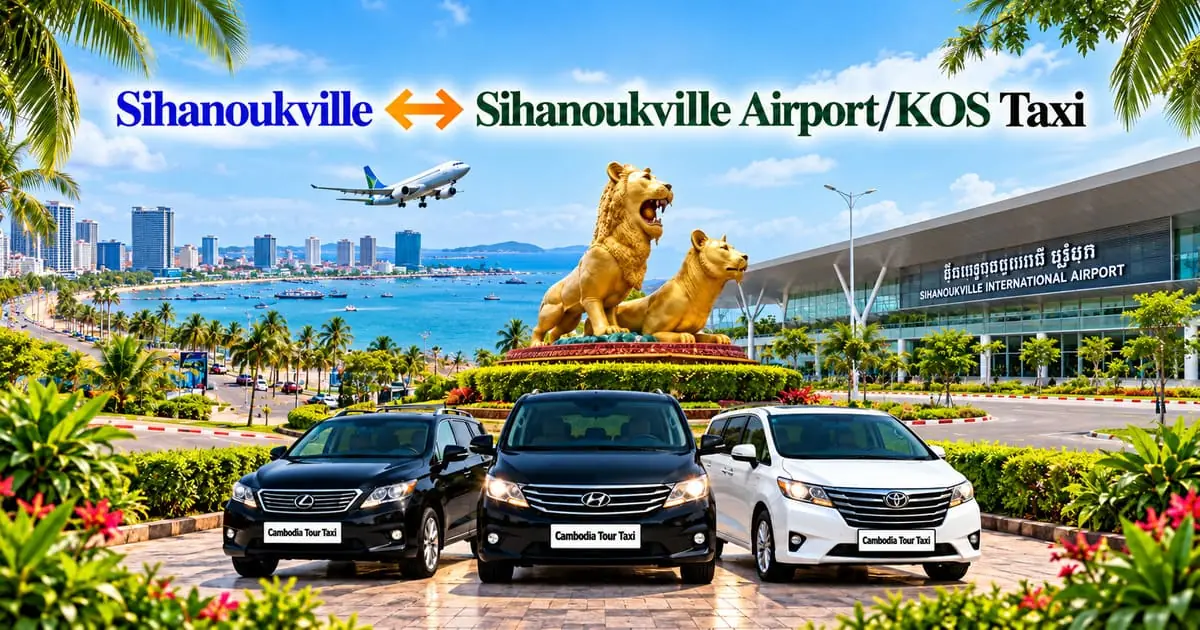 Sihanoukville to KOS Airport Taxi – Safe, Reliable Private Airport Transfer with Comfortable Vehicle and Professional Driver in Cambodia